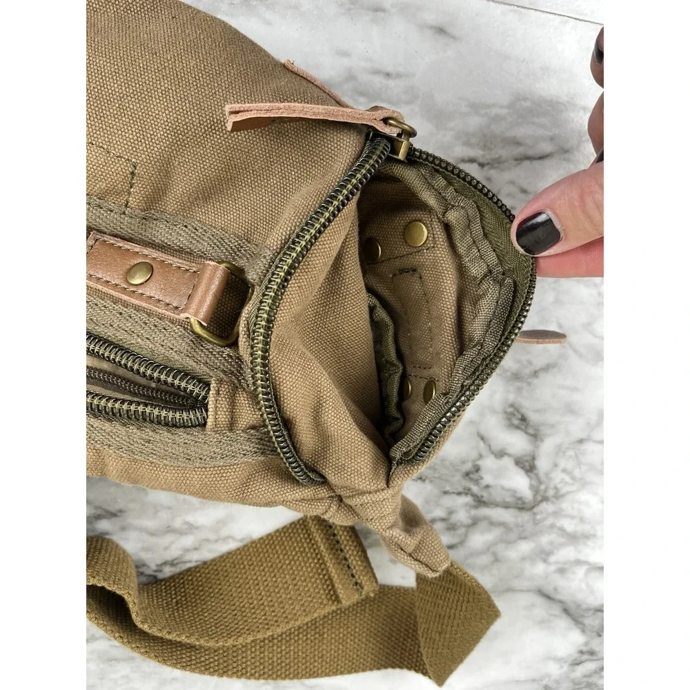 Vagabond Traveler Canvas Waist Bag Boho Festival Outdoor Active